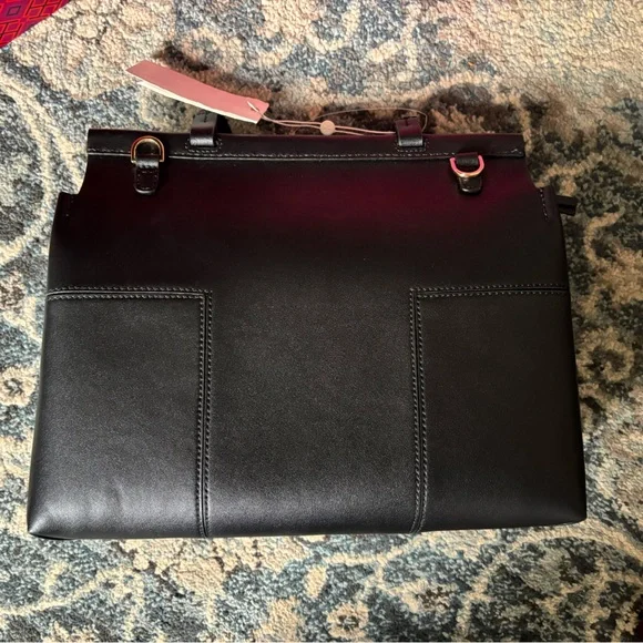 Tory Burch Block-T Satchel - Picture 3 of 6